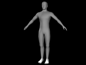 male body 2 3dassetforge adult anatomy base basecharacter char character civilian guys human lower lowpoly man model people poly polygon realistic 3d print model - Mito3D