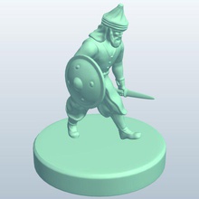 mamluk warriordagger v1 warrior dagger people printable lowpoly 3d print model - Mito3D