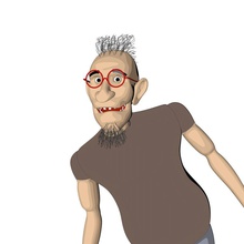 der Mensch manipuliert Charakter animation Knochen caginda Kind fantasy komisch Spiel Jungs kagan Männlich Mann Modell rig Frau 3d print model - Mito3D