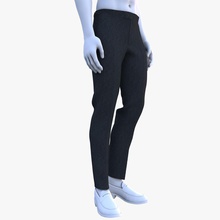 abito da uomo pantaloni aeche carattere vestiti dae fbx maschio max modello obj i seme sarto vray indossato 3d print model - Mito3D