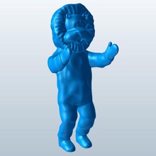 la mascotte de lion v1 animaux imprimable lowpoly 3d print model - Mito3D