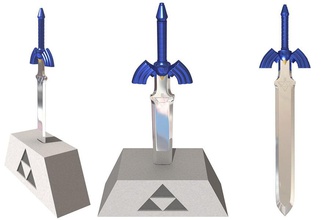 master sword oot 3d collection cutting legende masters melee model nintendo ocarina shigeryu time vray weapon weapond zelda 3d print model - Mito3D