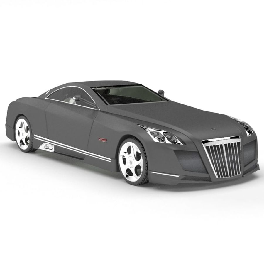 maybach exelero 3d çift turbolu araba Alman lüks mercedes model spor turust v12 araç 3D print model - Mito3D