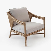 mcguire solano fauteuil de salon président bouclés studio externe l'ameublement le mobilier jardin l'intérieur modèle rotan tabouret bois 3d print model - Mito3D