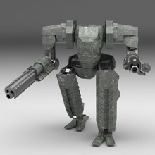 mech robô manipulado batalha battletech o personagem droid fi gratuito futurista jogo gunship a máquina militar modelo equipamento sci espaço spaceswarm do veículo curta guerra guerreiro 3d print model - Mito3D