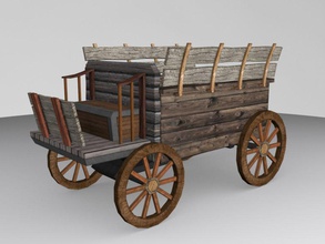 medieval carriage low-poly 3d aircraft airplane cab car cart classic coach european fbx game homero06 horse lower max model obj peasant plane poly ready rig transport vehicle videogame viking wagon 3d print model - Mito3D