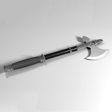 luta medieval machado idade eixos batalha lâmina o corte de couro corpo-a-corpo metal médio modelo russellqd sharp brilhantes a guerra arma 3d print model - Mito3D