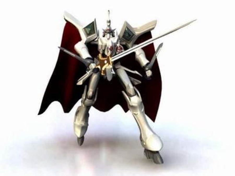 medieval knight white dragon alien animal anime architecture beast car character danger fantasy fierce humanoid lightwave mechanical model motion robot science space synergys 3D print model - Mito3D