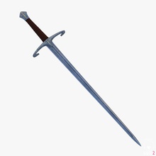 medieval sword cutting dis3d exotic game medieval melee model sword weapon