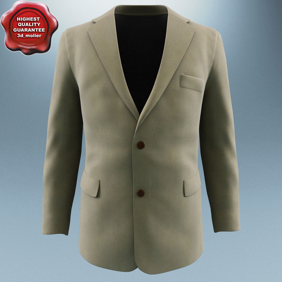 hombres de la chaqueta 3d molier 3ds accesorio negocios hombre carácter ropa vestido moda chicos masculino max modelo realista camisa el traje empate urbano vray 3D print model - Mito3D