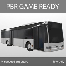 mercedes-benz citaro pbr game ready alex autobus benz bus city coach heavy lower lowpoly mercedes model omnibus poly vehicle 3d print model - Mito3D
