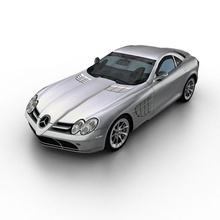 mercedes-benz slr mclaren 2004 benz car coupe euro fast german lower lowpoly luxury mercedes model poly power ready real sport strong super supercar taurus x time vehicle 3d print model - Mito3D