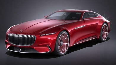mercedes visione maybach 6 concetto 2016 2017 2020 2030 2040 benz auto coupé costoso futuristico germania di lusso mb prototipo royal scifi squir 3d print model - Mito3D