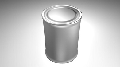 el metal puede de alimentos hierro liquiddevil inferior la comida modelo poli simple 3d print model - Mito3D
