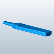 metal detector wand v1 electronics printable lowpoly 3d print model - Mito3D
