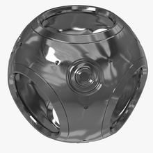 sfera in metallo 3d palle denzer01 elementi alta il ferro partita meccanico modello ornamento parti a giocare poli sfere sport team vray 3d print model - Mito3D