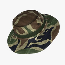 military boonie hat 01 3d accessory armor army camouflage cap character cloth clothes combat head helmet ii lubarsky max model obj san seal soldier tropical type uniform weapon 3d print model - Mito3D