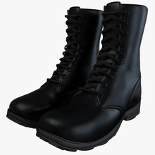 1 asker botları 3degestar aksesuar mimarlık ordu boot karakter kıyafetler elemanları erkek adam askeri model insanlar ayakkabı kar kış 3d print model - Mito3D