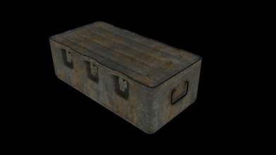 military crate ammo ammunition box container game gun lower model poly props ready real soulzero time war weapon 3d print model - Mito3D