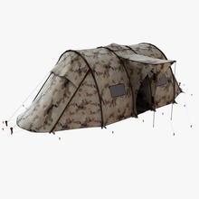 military tent 3degestar architecture cam camp canvas caping elements fun house model outdoor realistic shelter sleeping soldier sport summer tourist 3d print model - Mito3D