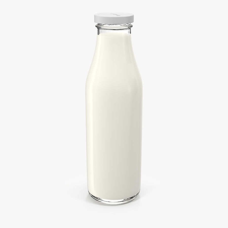 la leche de medio galón botella vidrio 3d molier bebida desayuno calcio contenedor los lácteos beber alimentos fresco mitad salud saludable internacional jarra líquido el litro comida modelo nutrición tradicional 3D print model - Mito3D