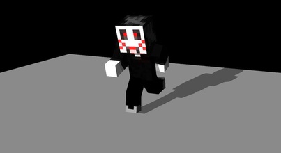 minecraft character -changeable skin- changeable grriet132 rigged model skin 3d print model - Mito3D