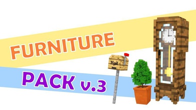minecraft furniture pack v3 4d alexbroanimation architecture cinema elements furnishings model v 3 3d print model - Mito3D