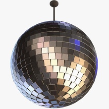espelho de bola arquitetura bolas dança discoteca mobiliário móveis vidro ouro hardware a casa interior metal modelo adereços arco-íris segredo prata stasma 3d print model - Mito3D
