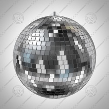mirrorball discoball architecture balls ceiling club dance disco discotheque elements endrille equipment events furnishings furniture lamp light mirror model party 3d print model - Mito3D