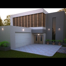 modern house 20 2 0 architecture building classic classical coronagalvez19 elegant entrance garage garden home model outdoor patio plant realistic residence roman roof scene structure tuscan vray yard 3d print model - Mito3D