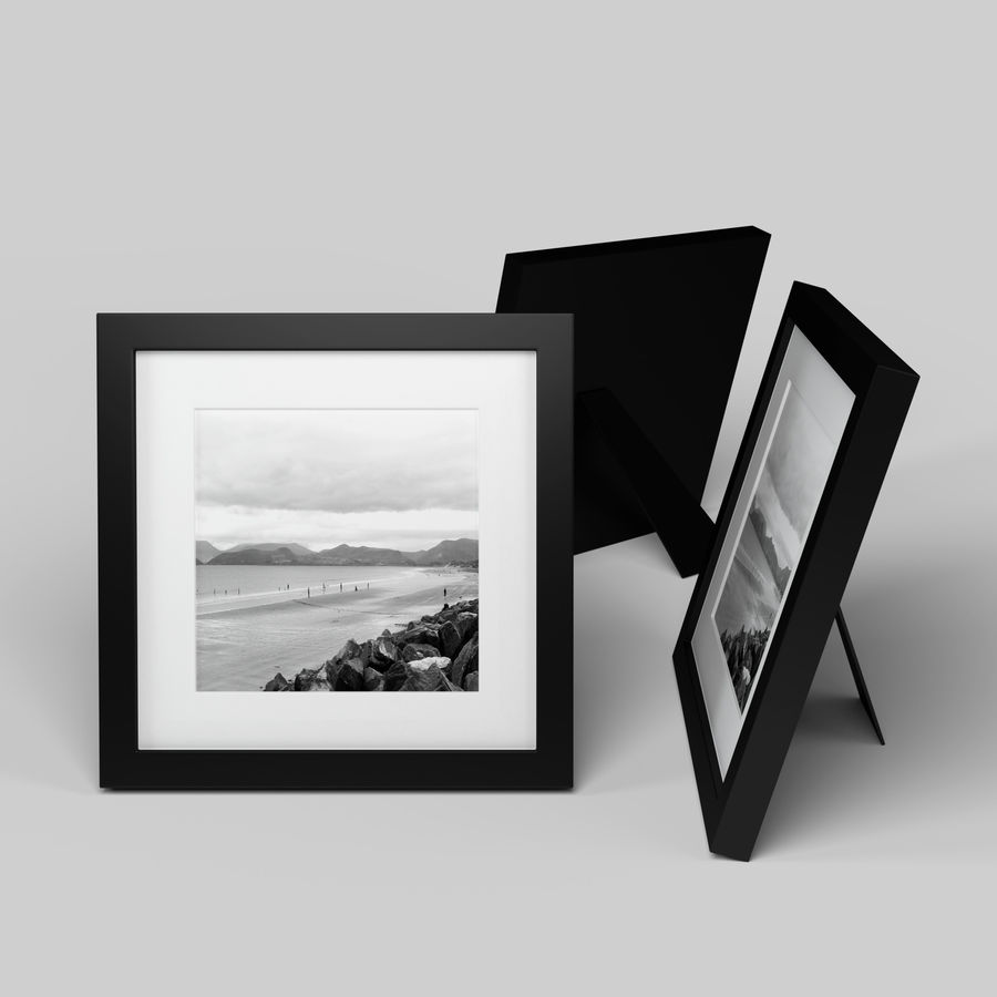 modern picture frame - seaside photo aircraft airplane architecture art black decor design desk display home interior model painted plane prints table wall wivoca 3D print model - Mito3D