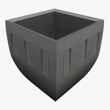 modern planter architecture printable lowpoly 3d print model - Mito3D