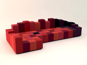 moderno sofá-do-lo-rez angular arad el sofá diseñador divan hacer felice mobiliario muebles italiano lo alquiler de tumbonas modelo modo modular principado mónaco rez ron estilo vray 3d print model - Mito3D