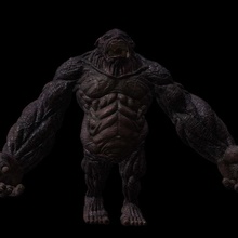 monster creature abbas anatomy animal bat character cheap creatures detail eye hasan high jaws model muscle muscular ogre polypaint primate res scary sculpt subdivision syed tongue vesicular zbrush 3d print model - Mito3D