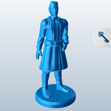 montenegrin man v1 people printable lowpoly 3d print model - Mito3D
