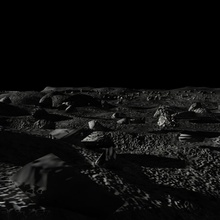 la surface de lune l'architecture cratère les environnements fatgod88 fi gratuite des terres paysage lunaire modèle planète rocky scène sci science l'espace terrain 3d print model - Mito3D