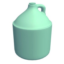 moonshine jug v2 containers printable lowpoly 3d print model - Mito3D