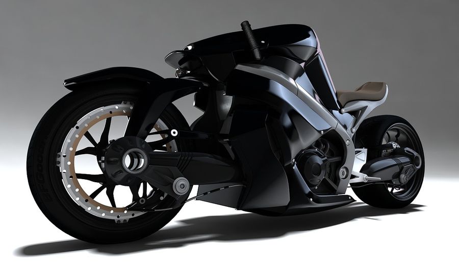 motosiklet ostoure 3d bisiklet araba konsept motor hızlı gt hefturush sıcak model moto yarış hız spor süper superbike kentsel araç 3D print model - Mito3D