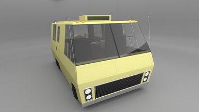motorhome trailer car vehicles 3d print model - Mito3D