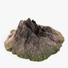 dağ mimarlık toprak zemin manzara model doğa pit3dd rahatlama Kaya sahne taş arazi 3d print model - Mito3D
