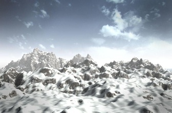 dağlarmax mimarlık Noel chupakbra2004 arazi manzara model dağ dağlar max açık gerçekçi sahne kar kış 3d print model - Mito3D