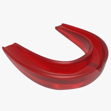 protetor bucal 3d acessório a caixa eqipment flex mobiliário móveis engrenagem de guarda modelo newlc plástico proteção realista vermelho segurança silicone esporte os dentes vray 3d print model - Mito3D