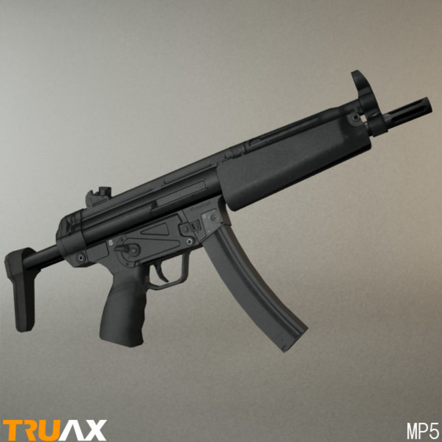 mp 5 9mm il combattimento arma da fuoco la pistola m16 m4a1 macchina modello moderna smg studios sub swat tattico truax guerra l'arma 3D print model - Mito3D