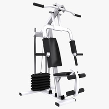 multi-Fitness-Studio 3degestar Bank Bizeps dumble - Ausrüstung übung fit fitness gym Maschine max Modell multi muscule pressbench gedrückt sport Trizeps vray Gewicht Gewichtheben 3d print model - Mito3D
