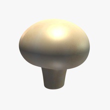 mushroombutton button mushroom food printable lowpoly 3d print model - Mito3D