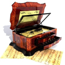 music box 3d antique architecture art beautifull case century container decorative elements furnishings furniture instrument interbelique jewelry model sound table wodden woffen 3d print model - Mito3D