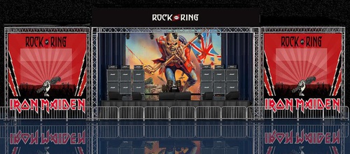 music stage architecture arenas building concert construction events festival iron maiden metal model platform podium rock scene steel structure support theater truss yoav3211 3d print model - Mito3D
