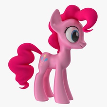 my little pony pinkie pie am animation cartoon character constantin dash fairy friendship horse magic mare model nag os pegasus playing rainbow things toy wing 3d print model - Mito3D