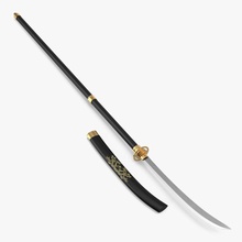 naginata kutup silah set Japon 3d molier ashigaru Asya bıçak Çin toplama kesme uluslararası Japonya ko melee model nihonto ninja samuray ayarlayın kılıf mızrak kılıç savaşçı yari 3d print model - Mito3D