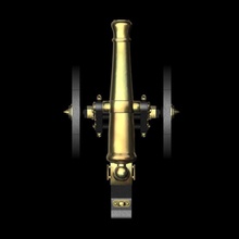 napoleon cannon artillery civil gun pirate projectile revolutionary thenickjones war weapon 3d print model - Mito3D